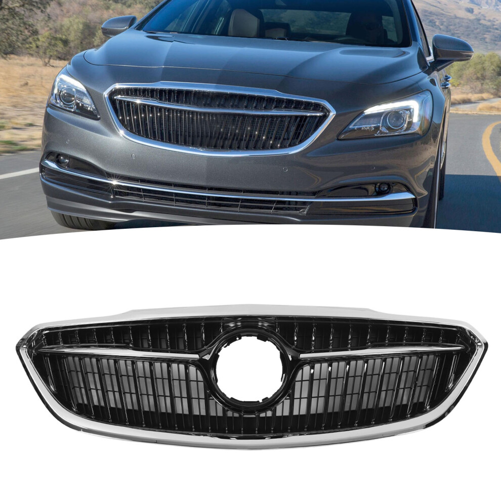 Front Bumper Grille 2017-2019 Lacrosse Black 7055741058295