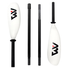 AQUA MARINA Pagaie en Fibre de Verre KP-4 pour Kayak Gonflable, Double Pale à Cuillère Profonde, Extensible en 4 Sections