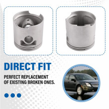 767-821968A3 Piston Kit & Ring STD 65mm for Mercury/Mariner 15-25HP Outboard 100-04K 821968A3, 879878T5 855283T3