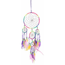 Handmade Dream Catcher Traditionelle Dreamcatcher Wandbehang Dekoration Bunte Feder