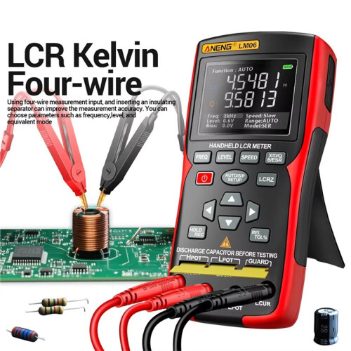 ANENG Digital Multimeter Handheld Bridge  Tester ANENG LM06 AutoCapacitor Resistance Meters Inductance Tools A 2