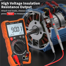 ZOYI Digital Ohmmeter Insulation Resistance Meter Resistance Tester Capacitance Test Megaohmmeter High Voltage Tools