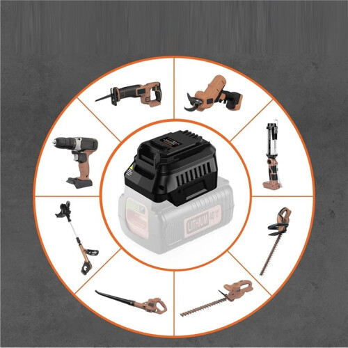 Adapter Akumulatorowy BD40BD20 do  40 V do  20 V do Elektronarzędzi do  20 V 1