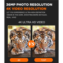 4K HD -Mounted Infrared Tactical Telescope Camera 36MP Professional Digital Night Vision Monoculars ForHunting