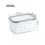 Refrigerator Storage Box Fridge Organizer Vegetable Fruit Drain Basket Storage Container Pantry Kitchen Organizer 6
