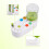 Pulitore per Pennelli Ad Acquerello con Contenitore per Risciacquo e Dispenser di Colore, Colore Verde 5