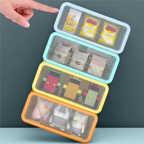 Drawer Type Plastic Storage Container Stackable Desk Closet Organizer Box Cosmetics Home Stationery Storage Holder 2