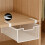 Desktop Drawer-Style Storage Box, Hanging Pull-Out Organizer, Rectangular Iron Storage Box Under the Desk. 2