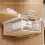 Desktop Drawer-Style Storage Box, Hanging Pull-Out Organizer, Rectangular Iron Storage Box Under the Desk. 4