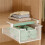 Desktop Drawer-Style Storage Box, Hanging Pull-Out Organizer, Rectangular Iron Storage Box Under the Desk. 5