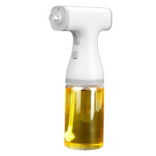 Elektrischer Olivenöl-Sprüher zum Kochen, 8,5 Oz/250 Ml, Einstellbarer Sprühbereich, Olivenöl-Spenderflasche mit LED-Licht