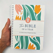 Annual Planner, 52-Week Journal, Women'S Bible Study Handbook, Spiral Binding, Reflection Notebook