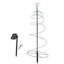 Luzes Solares para Árvores de Natal LED para Jardim Ao Ar Livre Lâmpada de Natal À Prova D'Água para Pátio Luzes Coloridas para Passarela