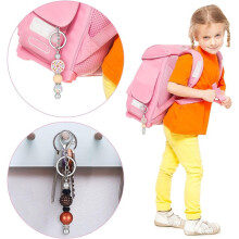 1 Set Sleutelhangers Maken: Kralenpen, Kralen Sleutelhangers met Hersluitbaar Zakje voor Het Personaliseren van Sleutelhangers en Cadeaus