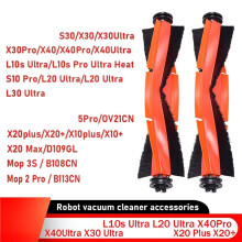 Cepillo Principal para L10s Ultra L20 Ultra X40Pro X40Ultra S10 Pro X30 Ultra X30 Pro para Aspiradora para X20 X20+ 2 Piezas