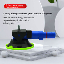 2X 3 Inch Concave VacuüMbeker 75 mm Zware Handpompzuignap met M6 Schroefdraad