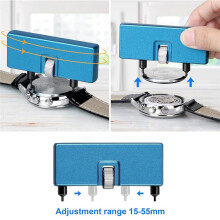 Kit Herramientas Profesional para Reemplazo Pilas Relojes, Extractor Tapas Traseras Relojes para Abrir y Girar Tapa Relojes y Quitar Correa Reloj.