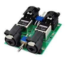 2-Way Audio Isolator Audio Current Noise Eliminator XLR 6.5 Lotus Isolator Mixer Live Broadcast.