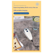 Wireless Portable Handheld Food Vacuum Sealer for Home Use USB Vacuum Machine for Food Preservation Box and Bag Pump