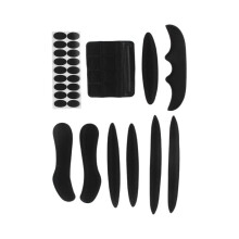 Cycling Helmet Pads Sealed Sponge Bicycle Helmet of Inner Pads Protection Helmet Padding Bike Helmet Pads-SK-202,Black