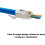 20 Pcs Cat6/6A RJ45 Pass Through Modular Plugs, Shielded (STP) External Ground Connector,EZ Crimp 6