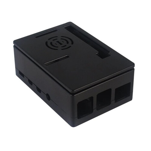 For Raspberry Pi 4B Cooling Fan with ABS Protective Case Thermal Pad & Heat Sink Kit Efficient Quiet Cooling Solution