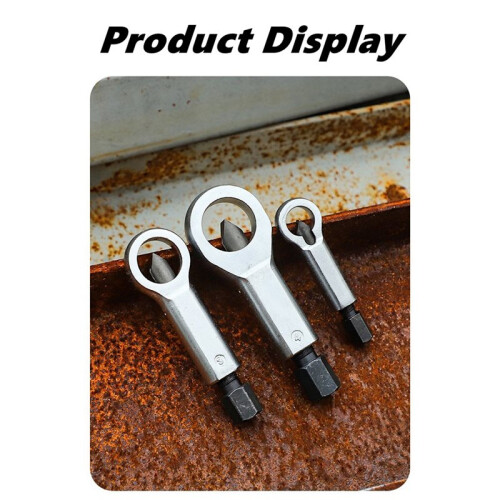 Nut Screw Splitter Set Remover Tools,Rusted Nut Breaker,Nut Remover Extractor,Manual Pressure Nut Cracker Metal Splitter 1