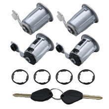 Car Door Lock Cylinder with 2 KEYS 9170G3 252522 9170CW for Partner Berlingo