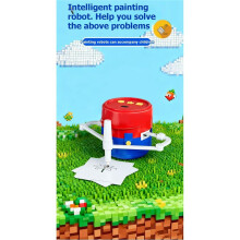 Educatieve Interactieve Slimme Tekenrobot voor Kinderen: Automatische Teken- en Kunststimulerende Machine, AI-Leerspeelgoed