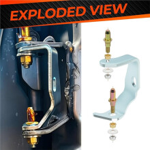 Kit de Pino e Bucha da Dobradiça da Porta Dianteira Esquerda (Lado Do Motorista) para Chevy Silverado, para Sierra e para Escalade