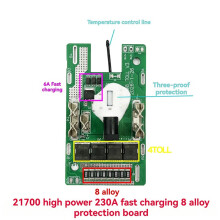 For 21700 Battery Protection Board DC6A Fast Charging 4TOLL Protection Board for Replacement Parts