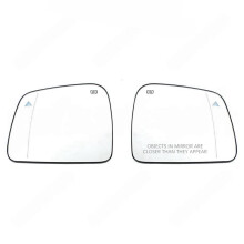 Side Door Mirror Glass Lens for Grand Cherokee 11-21 with Heated Blind Spots Rearview Mirror 68082635AB 68082634AB