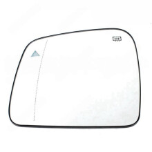Left Side Door Mirror Glass Lens for Grand Cherokee 11-21 with Heated Blind Spots Rearview Mirror 68082635AB