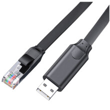 USB Till RJ45 Konsolkabel RS232 Seriell Adapter för Bärbar Dator USB RJ45 8P8C Konverter Konsolkabel 300 cm
