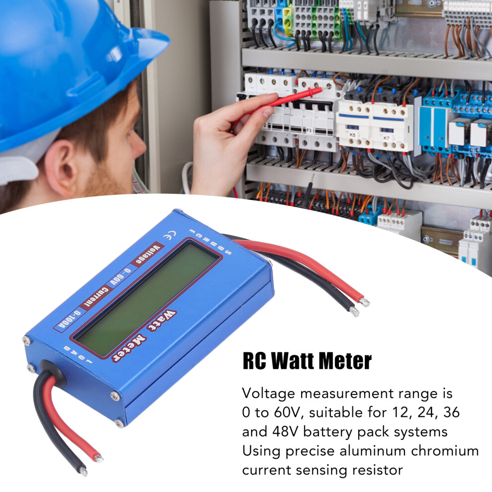 RC Watt Meter 0-60V Battery Tester Analyser