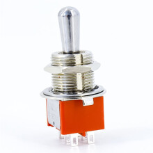Sélecteur à Bascule 3 Positions pour Guitare et Basse, 6 Broches Marche/Arrêt/Marche, 2 A 250 V CA / 5 A 125 V CA