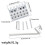 6 String Locking Nut Guitar Bridge String Locks for Headless Electric Guitar Replacement Parts 7