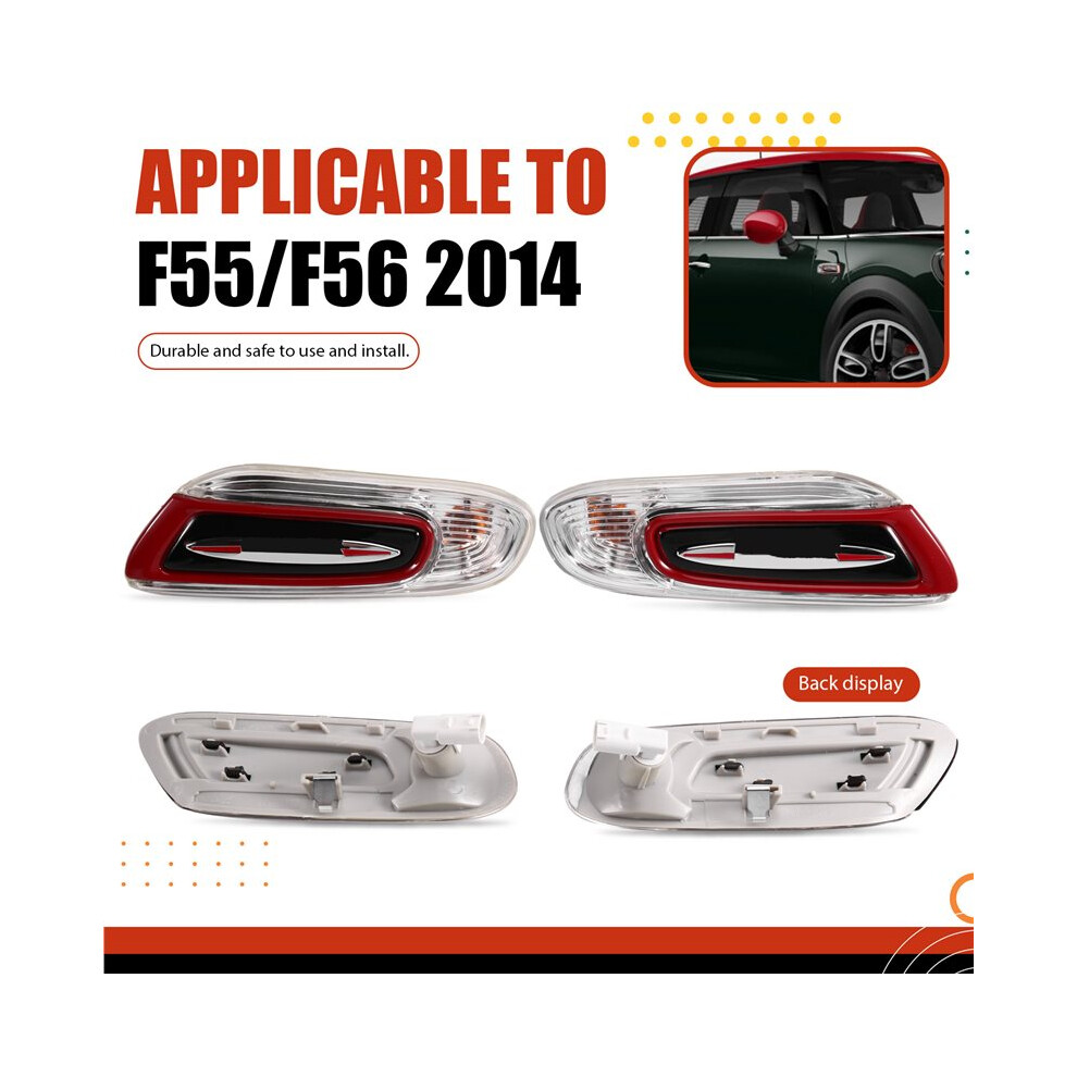 1Pair Side Turn Signal Trim Plate For Cooper F55 F56 F57 Lci2 2014-2016 63137368763 63137368764 Light 6032536593712