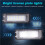 Luce Targa A LED per   MK4 MK5 MK6  CC   Rabbit 2