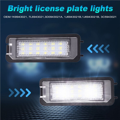 Luce Targa A LED per   MK4 MK5 MK6  CC   Rabbit 2