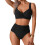 Women'S Bikini Sets Twist Front Two Piece Swimsuit Bathing Suits Black L 1