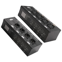 1 Paar 4-Kanaals XLR/DMX Audio RJ45 Cat5/Cat6 Ethernet Extender XLR Extender Transceiver voor Live Stage