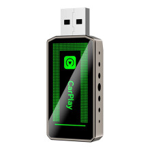 2in1 Wireless Carplay Adapter  Carplay & for Android Auto USB Dongle Adapter Wired Carplay to Wireless