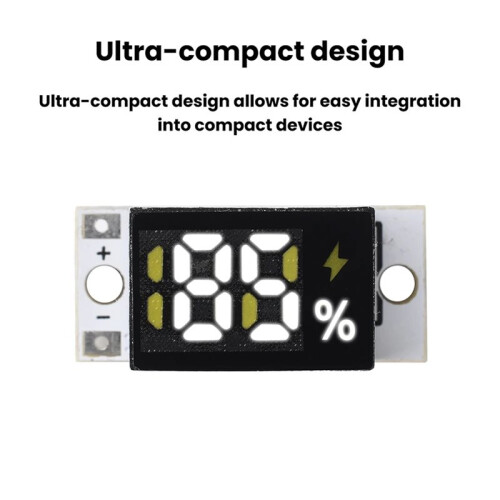 Battery Level Indicator Module 1S 2S 3S 4S Series Battery Meter Lithium Battery Display Module No Button 2