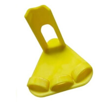 Chicken Splint Braces Poultry Leg Support and Walking Assistance Plastic for Chickens Ducks Rehabilitation Care Yellow