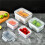 Refrigerator Storage Box Fridge Organizer Vegetable Fruit Drain Basket Storage Container Pantry Kitchen Organizer 4
