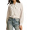 Women'S Tie Neck Blouse - Button Down Long Sleeve Collared Shirt White S 1