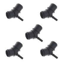 5 Pcs LR080119 for Sport II L494 L405 4.4L 2014-2017 Water Pipe Radiator Coolant Hose