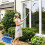 Window Cleaning Kit with Bucket Long Handle Window Squeegee and Microfiber Scrubber,High Window Washing Equipment 6