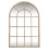 Washed Wood Arched Window Mirror 1